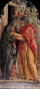 Bartolomeo Vivarini The Meeting of Anne and Joachim oil painting